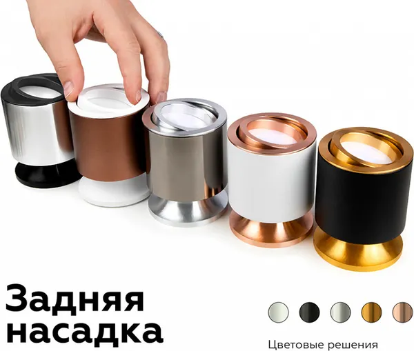 Изображение товара Кольцо декоративное для светильника Ambrella N7005 PPG (розовое золото)