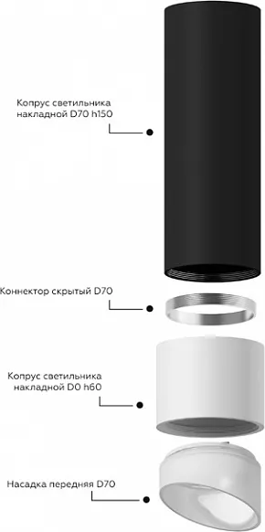 Изображение товара Кольцо декоративное для светильника Ambrella N7170 FR (белый матовый)