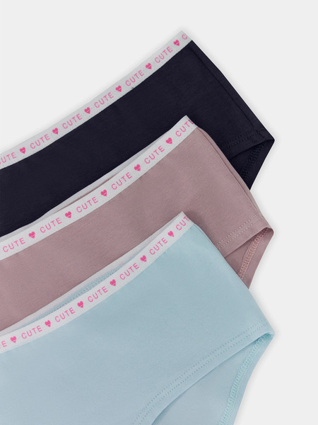 Изображение товара Комплект женских трусов Mark Formelle 412407-3 (р.98, небесно-голубой-1)