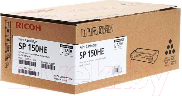 Изображение товара Картридж Ricoh SP150НE (408010)