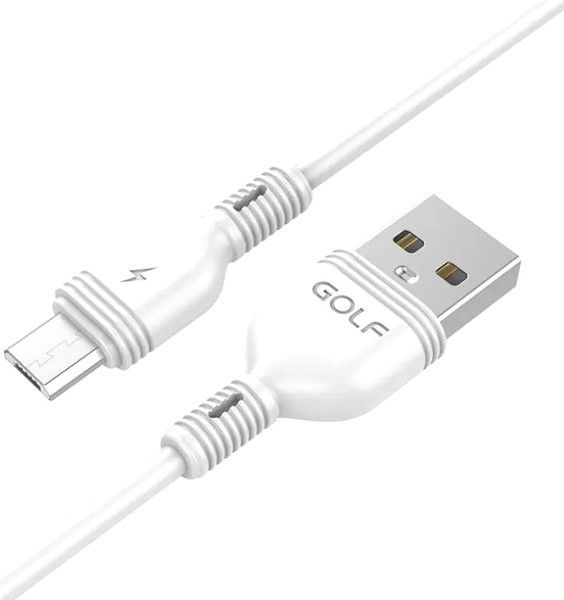Изображение товара Кабель Golf GC-75 Micro USB (1м, белый)