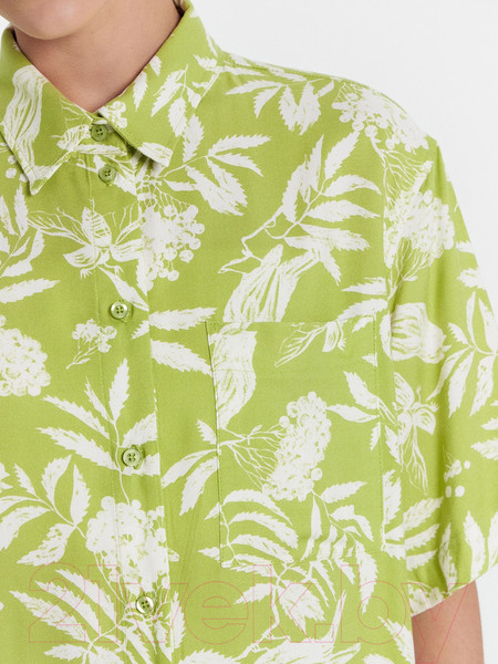 Изображение товара Рубашка Mark Formelle 112855/1 (р.170-84-90, птицы на цитроне)