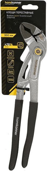 Изображение товара Клещи переставные Hanskonner HK1020-06-A300