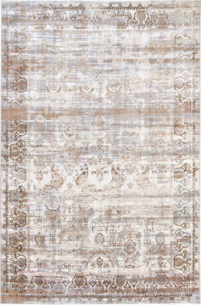 Изображение товара Ковер Radjab Carpet Бьянка Прямоугольник D008A / 8067RK-B (2.4x4, Cream Shirink/Vizon Fdy)