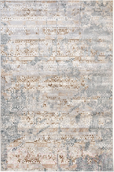 Изображение товара Ковер Radjab Carpet Бьянка Прямоугольник D057A / 7684RK-B (2x4, Cream Shirink/Blue Fdy)