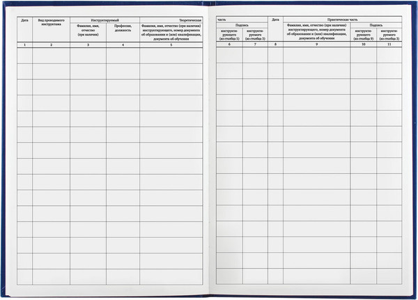 Изображение товара Журнал учета Brauberg Регистрация инструктажа по пожарной безопасности / 130150 (96л)