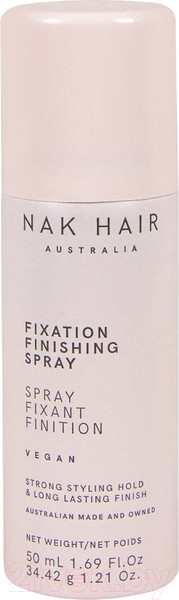 Изображение товара Лак для укладки волос Nak Fixation Finishing Spray сильная фиксация (50мл)
