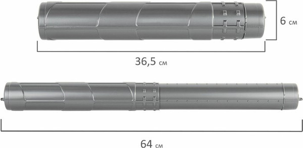 Изображение товара Тубус Staff 270560 (серый)