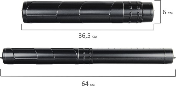 Изображение товара Тубус Staff 271255 (черный)