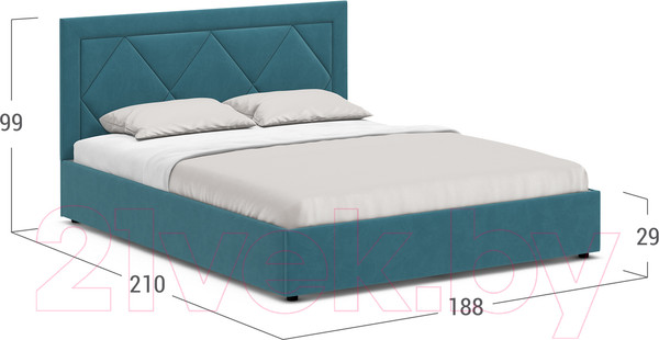 Изображение товара Двуспальная кровать Moon Family 1252 / MF010839