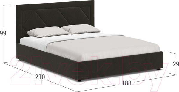 Изображение товара Двуспальная кровать Moon Family 1252 / MF010779