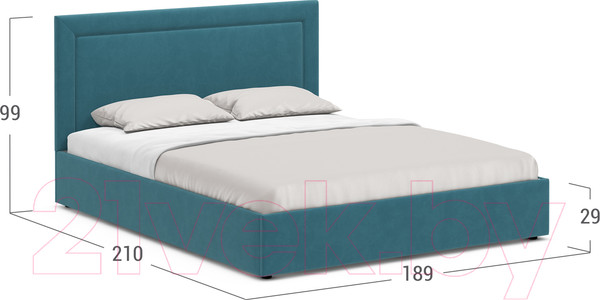 Изображение товара Двуспальная кровать Moon Family 1258 / MF011144
