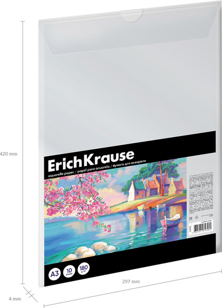 Изображение товара Набор бумаги для рисования Erich Krause Art Spirit / 61656 (10л)