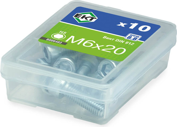 Изображение товара Винт ЕКТ 6х 20 DIN912 / B006483 (10шт)
