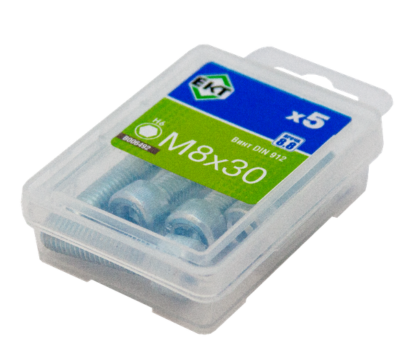 Изображение товара Винт ЕКТ 8х30 DIN 912 / B006492 (5шт)