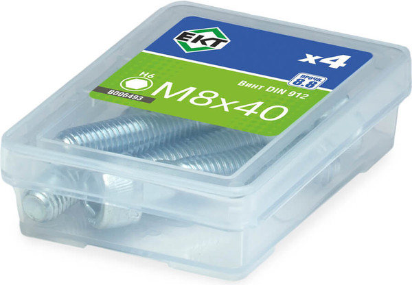Изображение товара Винт ЕКТ 8х40 DIN 912 / B006493 (4шт)