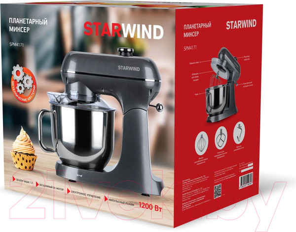 Изображение товара Миксер стационарный StarWind SPM4171 (серебристый)