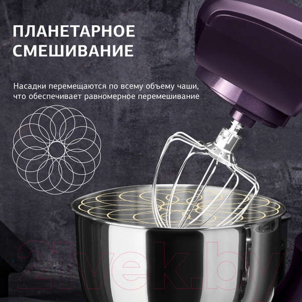 Изображение товара Миксер стационарный StarWind SPM5180 (ежевичный)