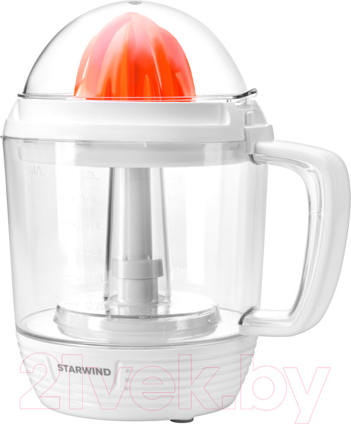 Изображение товара Соковыжималка электрическая StarWind SJ 1241 (белый/прозрачный)