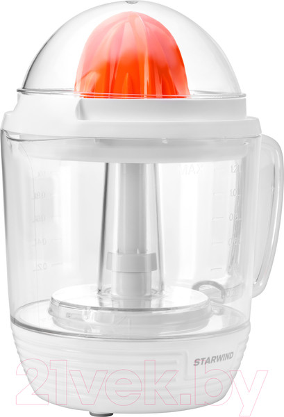 Изображение товара Соковыжималка электрическая StarWind SJ 1241 (белый/прозрачный)