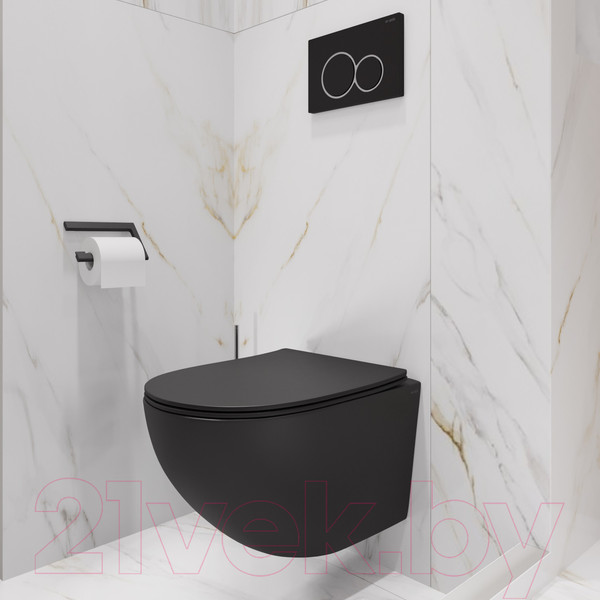 Изображение товара Унитаз подвесной Lauter Sulzdorf (черный с микролифтом)