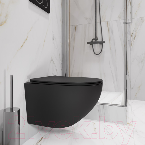 Изображение товара Унитаз подвесной Lauter Sulzdorf (черный с микролифтом)