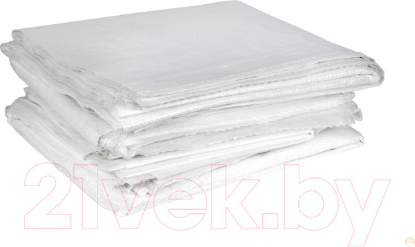 Изображение товара Мешок хозяйственный ТерраТекстиль Полипропиленовый 55x105см (10шт, белый)