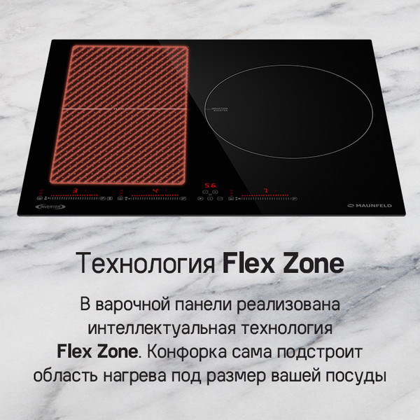 Изображение товара Индукционная варочная панель Maunfeld CVI593SFBK Inverter