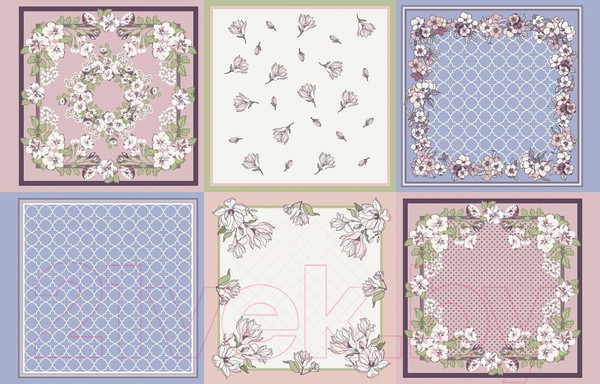 Изображение товара Набор платков носовых Миланка 1155 (6шт)