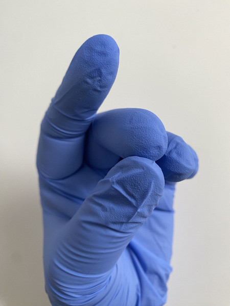 Изображение товара Перчатки одноразовые Foxy Gloves Нитриловые нестерильные неопудренные (М, 100шт, голубой)