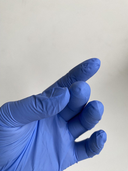 Изображение товара Перчатки одноразовые Foxy Gloves Нитриловые нестерильные неопудренные (М, 100шт, голубой)