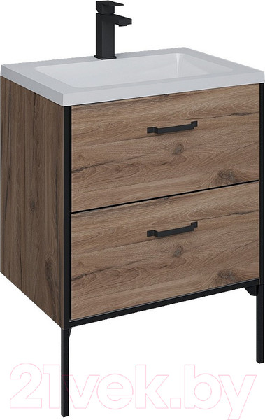 Изображение товара Тумба под умывальник Grossman Неро 70 / 107004 (альпийский дуб)
