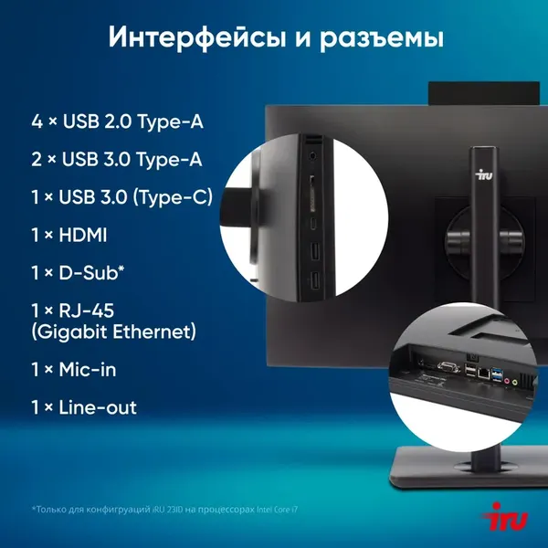 Изображение товара Моноблок IRU 23ID (1994783)