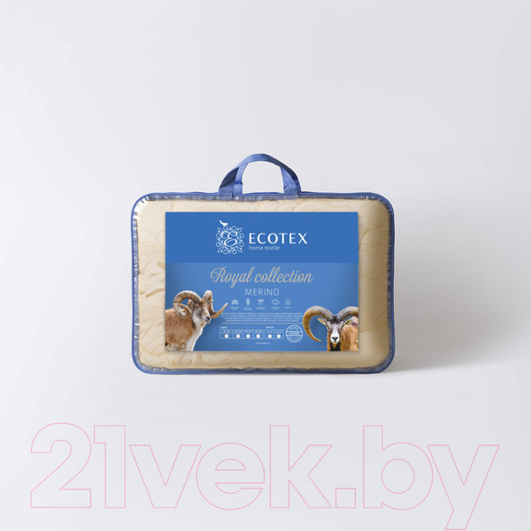 Изображение товара Одеяло ECOTEX Меринос 200x220 / ОМЕ
