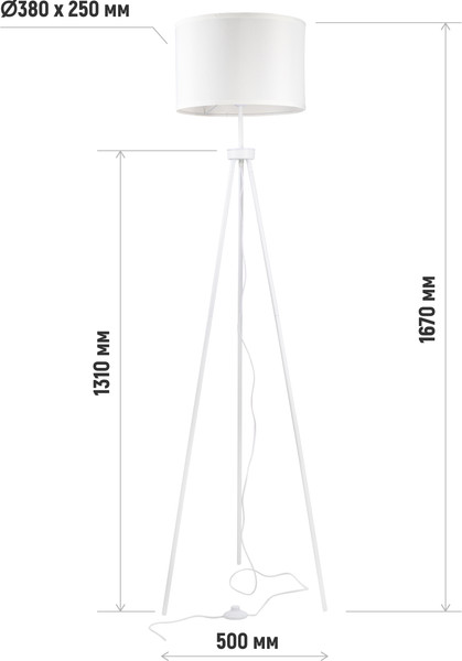 Изображение товара Торшер ArtStyle HT-175W (белый)