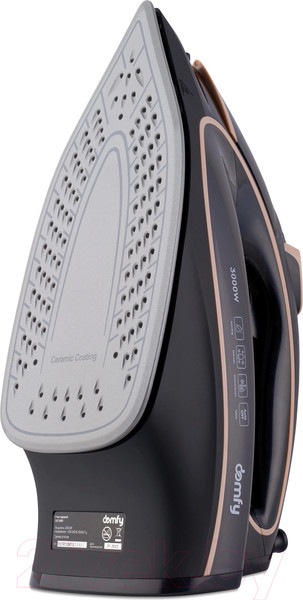 Изображение товара Утюг Domfy DSC-EI901 (черный/золотистый)
