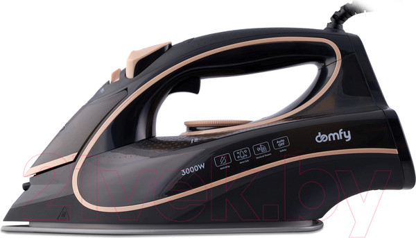 Изображение товара Утюг Domfy DSC-EI901 (черный/золотистый)