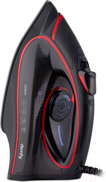 Изображение товара Утюг Domfy DSC-EI606 (черный/красный)