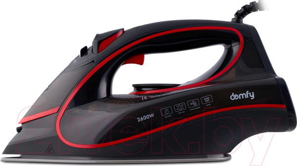 Изображение товара Утюг Domfy DSC-EI606 (черный/красный)