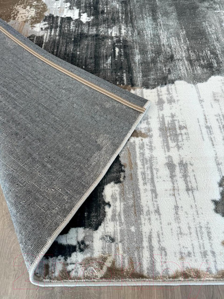 Изображение товара Ковер Radjab Carpet Бьянка Прямоугольник D009A / 7536RK-B (3x4, Cream Shirink/Blue Fdy)