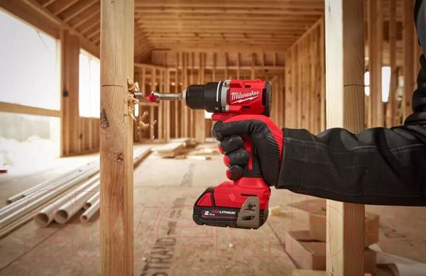 Изображение товара Аккумуляторная дрель-шуруповерт Milwaukee M18 BLDDRC-0 / 4933492831