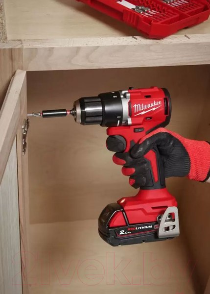 Изображение товара Аккумуляторная дрель-шуруповерт Milwaukee M18 BLDDRC-0 / 4933492831