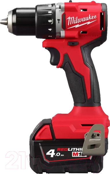 Изображение товара Аккумуляторная дрель-шуруповерт Milwaukee M18 BLPDRC-402C / 4933492824