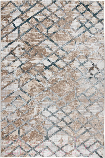 Изображение товара Ковер Radjab Carpet Бьянка Прямоугольник K551B / 7566RK-B (2.4x3.4, Cream Shirink/Blue Fdy)