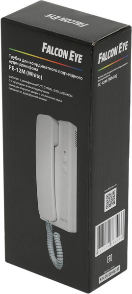 Изображение товара Аудиодомофон Falcon Eye FE-12M (белый)