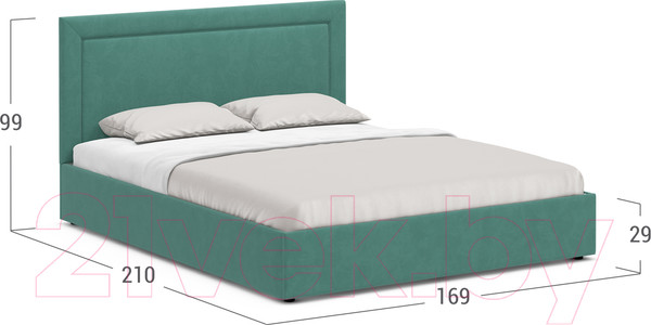 Изображение товара Двуспальная кровать Moon Family 1258 / MF011182