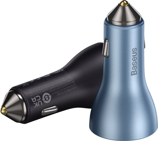 Изображение товара Адаптер питания автомобильный Baseus CGJP010013 (темно-серый)