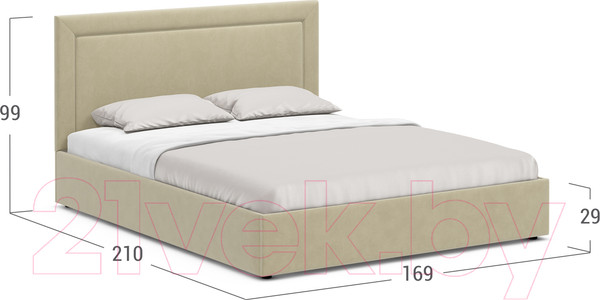 Изображение товара Двуспальная кровать Moon Family 1258 / MF011223