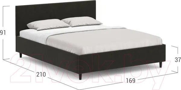 Изображение товара Двуспальная кровать Moon Family 1259 / MF011681