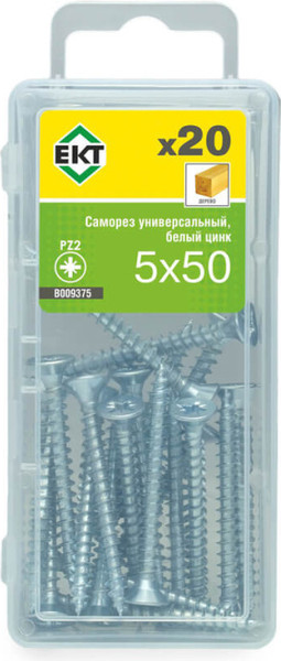 Изображение товара Саморез ЕКТ Универсальный 5.0х50 / B009375 (20шт)